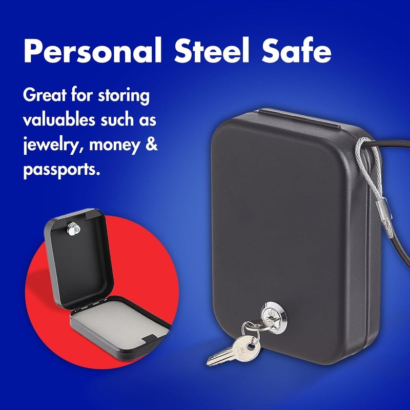 Helix Personal Locking Safe with Tether - Heavy-Duty Steel Construction - Image 2